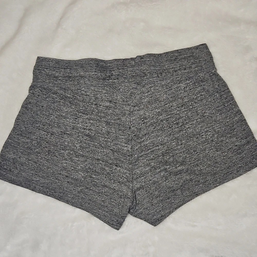 Nike Gym Vintage Heathered Charcoal Gray Shorts Drawstring Womens Size Small EUC